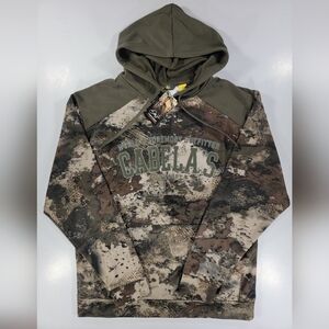 NEW Cabelas Dale Jr O2 Octane True Timber Camo Big Game Hoodie Sweatshirt Medium
